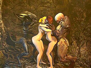 Busty 3d Is Crazy For Alien Cock