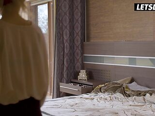 Lesbian compilation featuring Tiffany Tatum and her stepsister in steamy