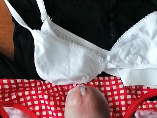 Cum   Sister pantyhose panty bra