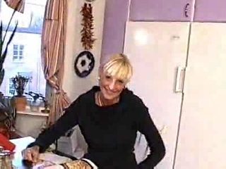 European Blonde Mature!