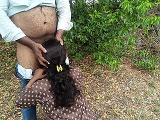 Hot Indian Wife Cheats Outdoor - Inba & Laxi Ammu Sucking & Fucking in 4K