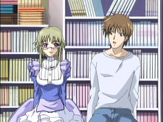 slutty librarian humps student in school