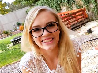 Mind blowing blonde teen babe pov fucked