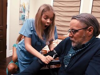 Horny Mature Lesbian Fucks Teen 18+ Mind-blowing Porn Movie