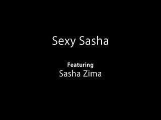 Sasha Zima spreads and rubs her kitty clit