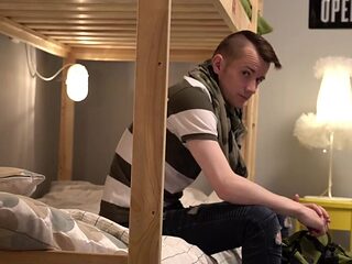 Sexy time with two hostel dudes and one hostel hoe