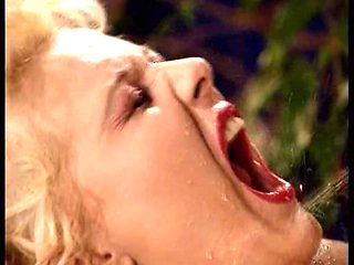 Monster Tits Thick Blonde DP Pissing Stockings