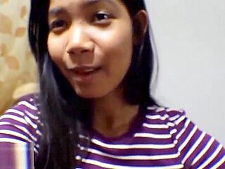 10 Weeks Pregnant Thai teen 18+ Heather Deep gives blowjob and gets cum in mouth and swallows