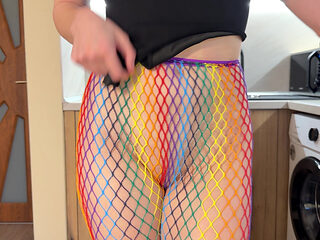 Fishnet Cosplay Chair Pixie - Plug & Double Thrill Ride