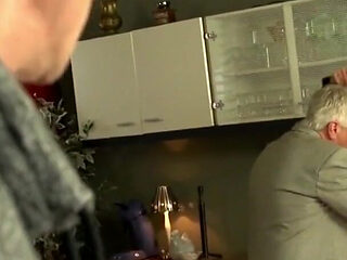 German MILF - blonde MILF blowjob deepthroat