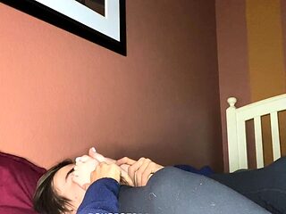foot smelling video