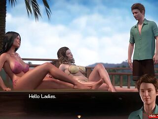 Naughty poolside fun with seductive Mommy