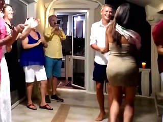 Turkish bride ass - before wedding party