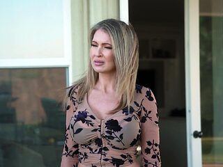 Gigi Dior is fucked outside by a skinny Latino lad