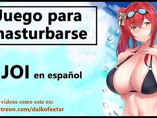 Audio JOI en espa�ol, en la playa con tu amiga tetona, ella quiere tu