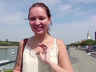 19 Yo Teen 18+ Girl From The Street Fucks For Cash