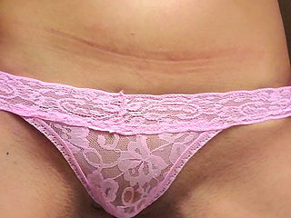 Pink Lace Panty Play