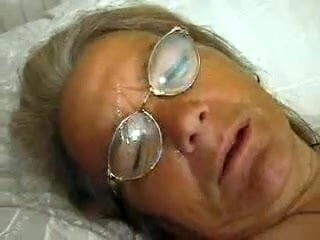 Old skinny granny fucking and sucking