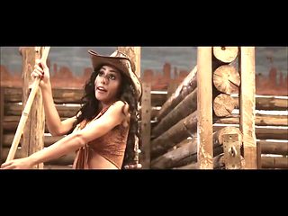 Melisa with the cowboys