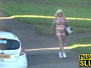 Unexperienced babe Cindy Sun submits fully to a fat cock