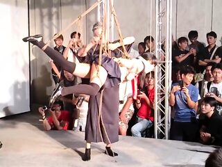 Chinese shibari show