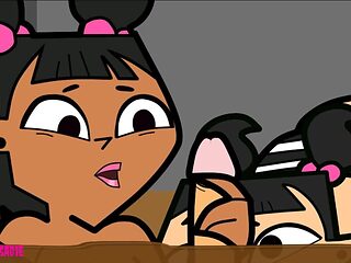 Total Drama Harem - Part 30 - Blowjob Reward We Are Save!! by Loveskysan
