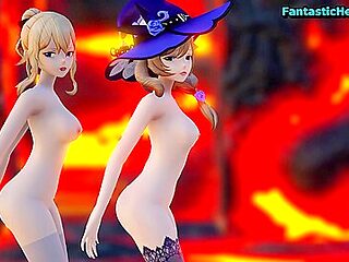 Jean & Lisa Hot Dance