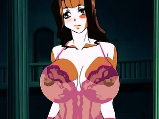 Hot anime redhead penetrated by BIG futanari cock