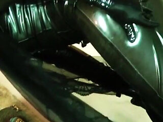 Latex Dress & Nylon Encasement