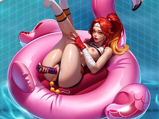 Wet pussy dildo fuck with Use Beads in ass 3d Horny Villa