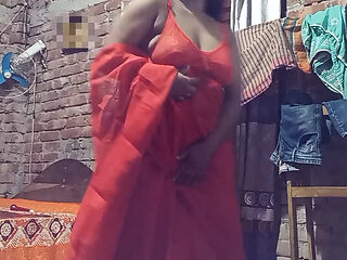 Hot Bhojpuri Strip Dance in Saree Desi Girl Slow Seduction