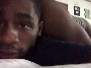 I was laying down sleep and woke up with him on top of me 