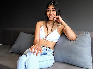 18yo Latina Teen Tight Pussy Slammed Rough by Big Dick American Producer