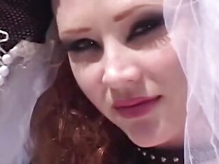 Naughty Runaway Bride Goes to Her Hung Lover for One Last Nasty Anal Adventure