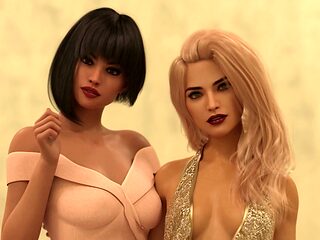 Get ready to have fun with two sexy hotties in a public dance session