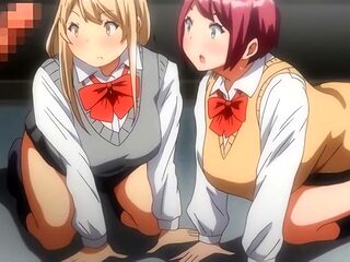 Busty schoolgirls in hot hentai threesome sex [Boku ni Sefure ga Dekita Riyuu].