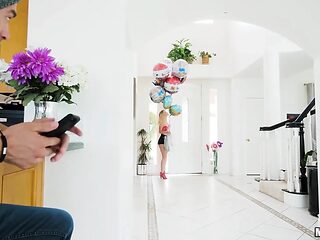 Petite Kenzie Kai sets up a wild party with Xander, her stepbro.