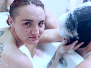 Extreme toilet humiliation - Wash your face in my toilet - Zeida and Luciferia