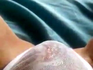 Play in her panties