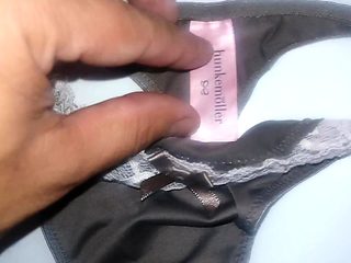 Dirty used panty thong from Colombian neighbor