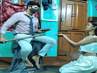 Desi Hindi Teacher Punishes Student Girl Sex Video - Horny Archana Hot Monika Indian College Fuck