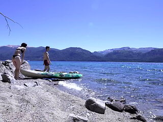 Horny Teen Couple gets Caught having Sex on Public Beach - Huge Cumshot Amateur