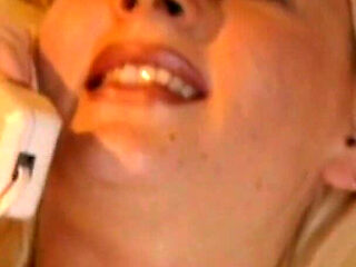 Sexy Blonde Teen Gets Fucked by Adult Men Lured by Phone