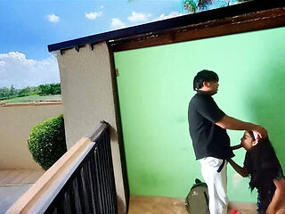 Desi Indian School Girl Fucked Hard on Terrace - Hot 18yo in Uniform