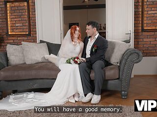 Cherry Crush the Naughty Redheaded Bride Gives Her Husband Emmanuel Torquemada a Steamy Blow