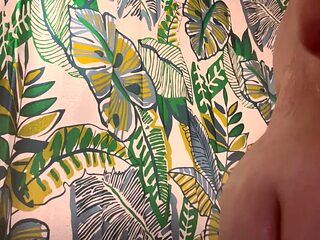 Chubby amateur GF showers then gets fucked in the tub