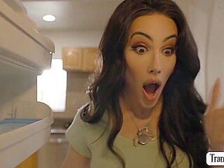 Horny Milf Lets Stepsons Ts Gf Fuck Her Wet Asshole