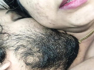 Desi Indian Husband and Wife Hot Romance - Boobs Sucking and Lip Lock Hard Sex
