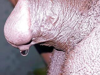 Micro girly penis pissing and playing 