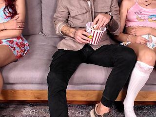 "PLEASE DON'T STEPDADDY!" HELPLESS TWIN Stepdaughters alone with perv Stepdad!